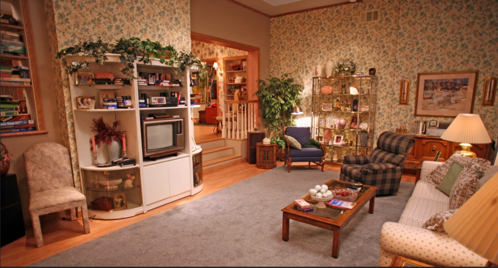 famous tv living room sets